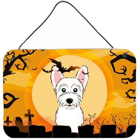 Carolines Treasures Halloween Westie Wall and Door Hanging Prints BB1784DS812